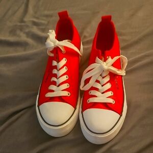 Size 8 Womens‎ Rock& Candy Red Sneakers